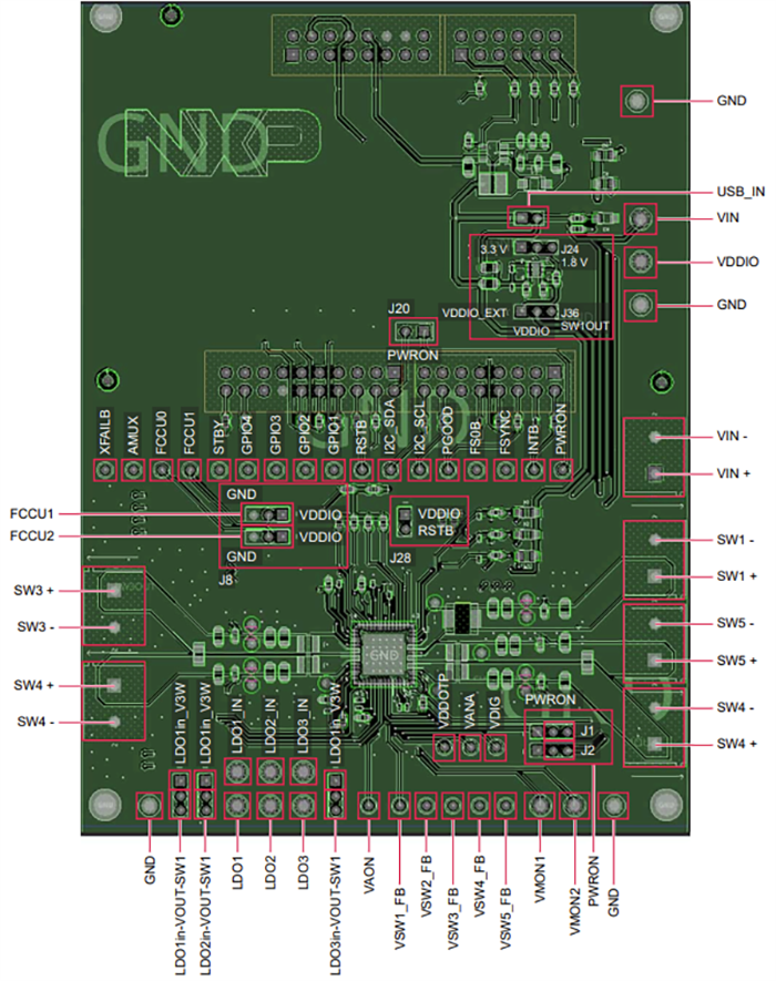 机械图纸 - NXP Semiconductors KITPF09FRDMEVB 评估板